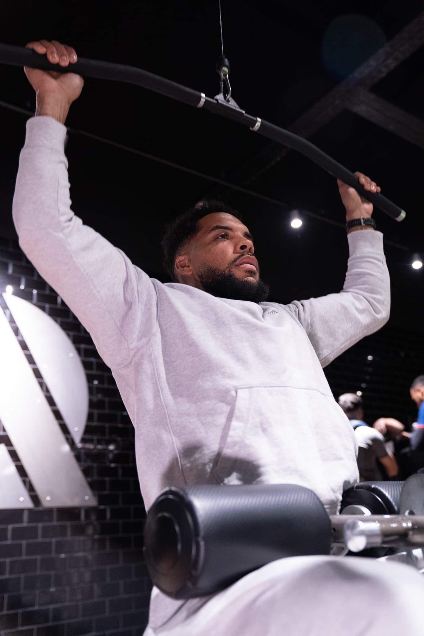 Maxime Fleury en démonstration sur une machine de tirage